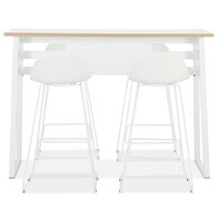 Maysun - Bartafel - MALIN Wit - Wit 60x150x105,5cm