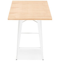 Maysun - Bartafel - FRENK Naturel - Wit 70x70x105,5cm