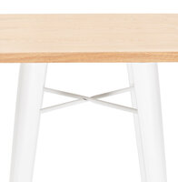 Maysun - Bartafel - FRENK Naturel - Wit 70x70x105,5cm