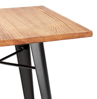 Maysun - Bartafel - FRENK Bruin - Zwart 70x70x105,5cm