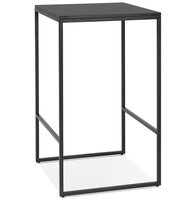 Maysun - Bartafel - MILES Zwart - Zwart 60x60x102cm