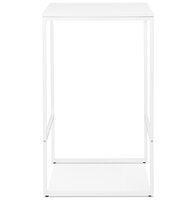 Maysun - Bartafel - MILES Wit - Wit 60x60x102cm