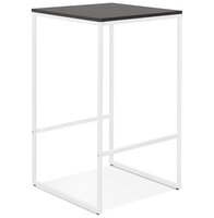Maysun - Bartafel - MILES Zwart - Wit 60x60x102cm