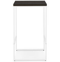 Maysun - Bartafel - TIMME Wenge - Wit 60x60x105cm
