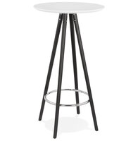 Maysun - Bartafel - DAWID Wit - Zwart &Oslash;60x110cm