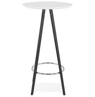 Maysun - Bartafel - DAWID Wit - Zwart &Oslash;60x110cm