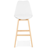 Maysun - Design Barkruk - ANIEK Wit - Naturel