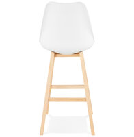 Maysun - Design Barkruk - ANIEK Wit - Naturel