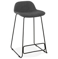 Maysun - Design Barkruk - VELIA MINI Donker Grijs - Zwart