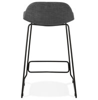 Maysun - Design Barkruk - VELIA MINI Donker Grijs - Zwart