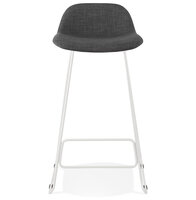 Maysun - Design Barkruk - VELIA Donker Grijs - Wit