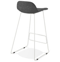 Maysun - Design Barkruk - VELIA Donker Grijs - Wit