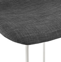 Maysun - Design Barkruk - VELIA Donker Grijs - Wit
