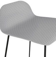 Maysun - Design Barkruk - SHEILA Grijs - Zwart
