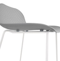 Maysun - Design Barkruk - SHEILA MINI Zwart - Wit