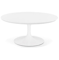 Maysun - Salontafel - SUNNA - Wit - Wit &Oslash;90x39,5cm