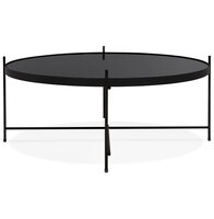 Maysun - Salontafel - ELIZE BIG - Zwart &Oslash;83x35cm