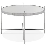 Maysun - Bijzettafel - ELIZE MEDIUM - Chroom &Oslash;63x40cm