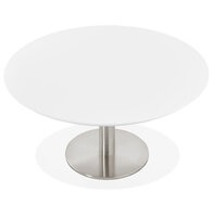 Maysun - Salontafel - SILKE - Wit &Oslash;90x45cm