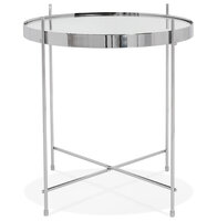 Maysun - Bijzettafel - ELIZE MINI - Chroom &Oslash;42,7x45cm