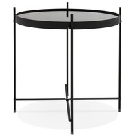 Maysun - Bijzettafel - ELIZE MINI - Zwart &Oslash;42,7x45cm
