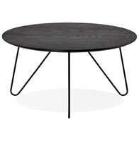 Maysun - Salontafel - RASA - Zwart &Oslash;80x40cm