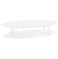 Maysun - Salontafel - SABINA - Wit - Wit 80x160x33cm