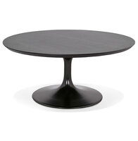 Maysun - Salontafel - SUNNA - Zwart - Zwart &Oslash;90x39,5cm