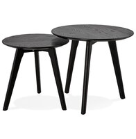 Maysun - Bijzettafel - DILAN - Zwart 50x50x45cm