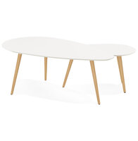 Maysun - Bijzettafel - GITTE - Wit 66x116x45cm
