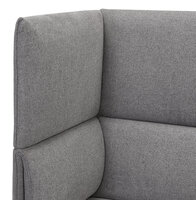 Maysun - Bank met hoge rugleuning - KUKI - Donkergrijs 150x76x126,5cm 