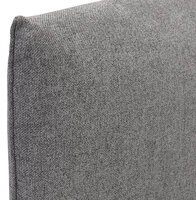 Maysun - Bank met hoge rugleuning - KUKI - Donkergrijs 150x76x126,5cm 