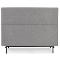 Maysun - Bank met hoge rugleuning - KUKI - Lichtgrijs 150x76x126,5 cm 