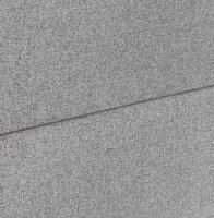 Maysun - Bank met hoge rugleuning - KUKI - Lichtgrijs 150x76x126,5 cm 