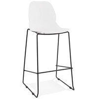 Maysun - Design Barkruk - ZONNE Wit - Zwart