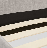 Maysun - 1 Persoons Bedframe DREAMS - Lichtgrijs 90X200cm
