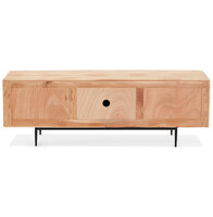 Maysun - TV Meubel - BERBER - Naturel - Zwart 147x39x50cm