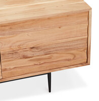 Maysun - TV Meubel - BERBER - Naturel - Zwart 147x39x50cm