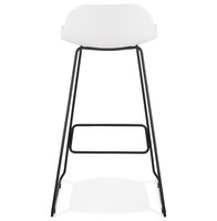 Maysun - Design Barkruk - SHEILA Wit - Zwart