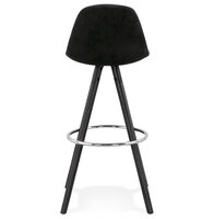 Maysun - Design Barkruk - FRANKA Zwart - Zwart