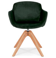 Maysun - Design Stoel - MARLON Groen - Naturel