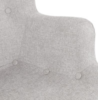 Maysun - Design Fauteuil- YOSHA Grijs - Naturel