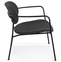 Maysun - Design Fauteuil- WILLEMIJN Donkergrijs