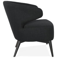 Maysun - Design Fauteuil- MILLY Zwart - Zwart