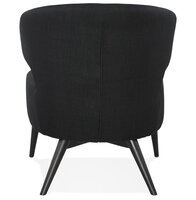Maysun - Design Fauteuil- MILLY Zwart - Zwart
