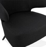 Maysun - Design Fauteuil- MILLY Zwart - Zwart