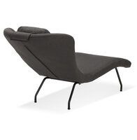 Maysun - Design Chaise Longue - FARAH Donkergrijs