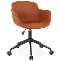 Maysun - Design Bureaustoel - BELLE Bruin - Zwart