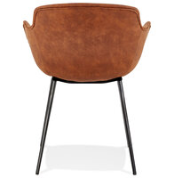 Maysun - Design Stoel - NADIN Bruin - Zwart