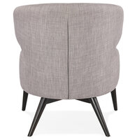 Maysun - Design Fauteuil - MILLY Grijs - Zwart